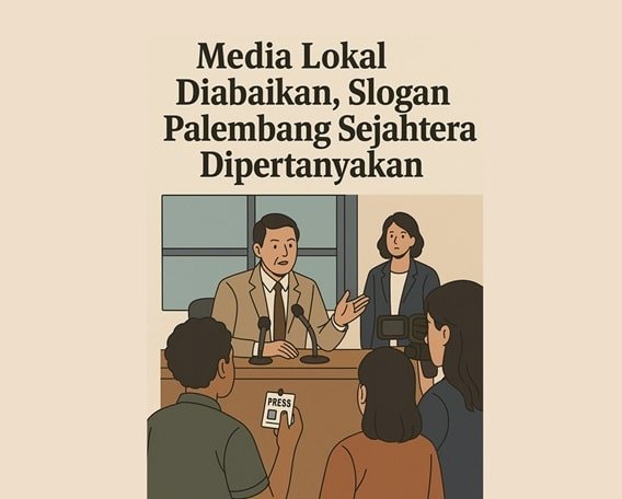 Media Lokal Diabaikan, Slogan Palembang Sejahtera Dipertanyakan