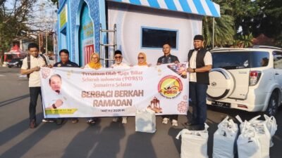 Ramadan Penuh Kepedulian, POBSI Sumsel Berbagi 1.000 Takjil untuk Masyarakat