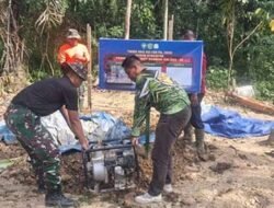 Satgas TMMD Ke-128 Sentuh Kebutuhan Warga, Pengeboran Air Bersih Masuki Tahap Awal