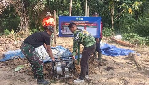 Satgas TMMD Ke-128 Sentuh Kebutuhan Warga, Pengeboran Air Bersih Masuki Tahap Awal