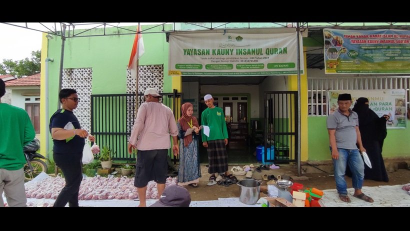 2 Sapi dan 4 Kambing Disembelih di Yayasan Kauny Insanul Quran Palembang