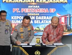 Kapolda Sumsel dan PT Pertamina EP Teken Kerja Sama Strategis Pengelolaan Sumur Minyak