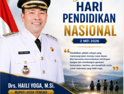 Membangun Generasi Unggul, Bupati Haili Yoga Ucapkan Selamat Hardiknas