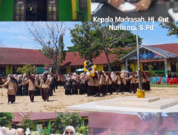 Haru Menyelimuti Halaman Madrasah, MTsN 1 Langsa Lepas Siswa Lulusan Terbaik