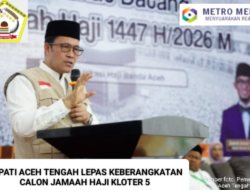 LEPAS KEBERANGKATAN JAMAAH HAJI KLOTER 5, BUPATI ACEH TENGAH DOAKAN SEMOGA MENJADI HAJI YANG MABRUR 