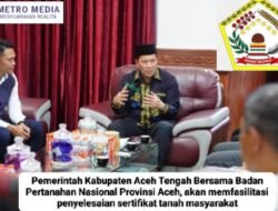 Pemerintah Kabupaten Aceh Tengah Akan Memfasilitasi Penyelesaian Sertifikat Tanah Masyarakat Transmigrasi