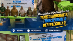Camat Langsa Kota Jeffranny Pimpin Pelatihan Dan Pembentukan Panitia Pemilihan Geuchik (P2G)