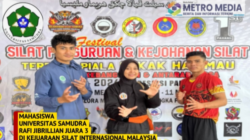 Mahasiswa UNSAM Rafi Jibrillian Bangun Raih Juara 3 Di Kejuaraan Silat  Internasional Malaysia