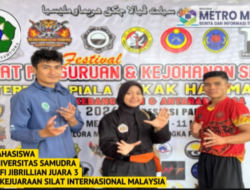 Mahasiswa UNSAM Rafi Jibrillian Bangun Raih Juara 3 Di Kejuaraan Silat  Internasional Malaysia