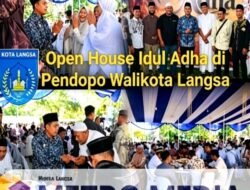 Open House Idul Adha di Pendopo Walikota Langsa Ajang Kebersamaan Pemimpin dan Masyarakat