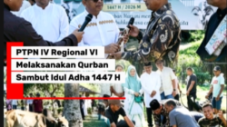 Semangat Berbagi, PTPN IV Regional VI Melaksanakan Qurban Sambut Idul Adha 1447 H