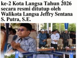Walikota Langsa Resmi Tutup Festival Santri Meuseuraya II, Lahirkan Generasi Muda Berilmu Dan Berakhlak Mulia