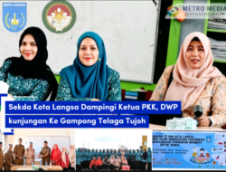 Sekda Kota Langsa Dampingi Ketua PKK, DWP kunjungan kerja ke Gampong Telaga Tujoh Langsa Barat