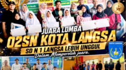 Juara Lomba O2SN Kota Langsa   SD N 1 Langsa Lebih Unggul   Dalam Memperoleh juara 