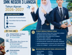SMK Negeri 3 Langsa Buka Pendaftaran Murid Baru Tahun Ajaran 2026–2027