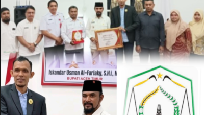 Komisi Informasi Aceh Anugerahkan Predikat Informatif Kepada Pemkab Aceh Timur Tahun 2025