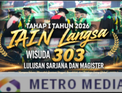 Tahap I Tahun 2026, IAIN Langsa Wisuda 303 Lulusan Sarjana dan Magister