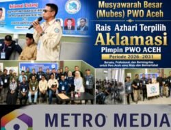 Musyawarah Besar (Mubes) Rais Azhari Terpilih Aklamasi Pimpin PWO ACEH Periode 2026–2031