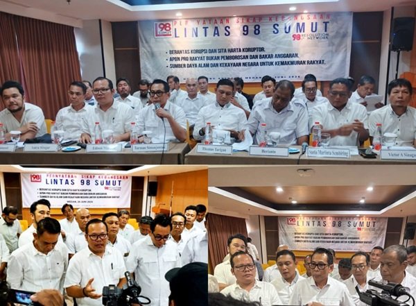 Lintas 98 Sumut Dukung Pemerintahan Prabowo-Gibran, Nilai Cita-cita Reformasi 1998 Mulai Terwujud
