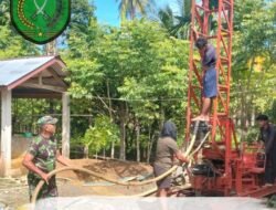 Satgas TMMD ke-129 Kodim 0102/Pidie Genjot Pengeboran Sumur Bor di Dayah Balul Ula Al-Munawarah