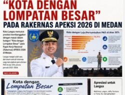 Kota Langsa Masuk Kategori “Kota dengan Lompatan Besar” pada Rakernas APEKSI 2026 di Medan