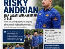 Selamat Kepada Risky Andrian Siap Jalani Amanah Baru di DLH