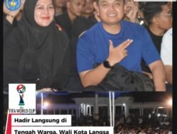 Hadir Langsung di Tengah Warga, Wali Kota Langsa Bawa Semangat Persatuan Lewat Nobar Piala Dunia