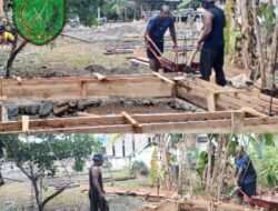 Satgas TMMD Ke-129 Kodim 0102/Pidie, Pembangunan MCK di Dayah Babul Ula Al Munawarah