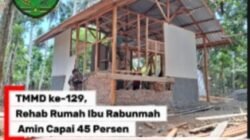 Sasaran 5 TMMD ke-129, Rehab Rumah Ibu Rabunmah Amin Capai 45 Persen