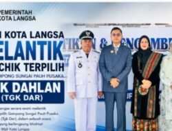 Dilantik Langsung Oleh Wali Kota Langsa, Dahlan Sah Pimpin Sungai Pauh Pusaka Periode 2026–2032