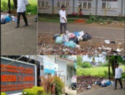 Sampah Menumpuk Ganggu Proses Belajar SMPN 2 Langsa, DLH Sudah Lakukan Penanganan Dan Ajak Masyarakat Peduli