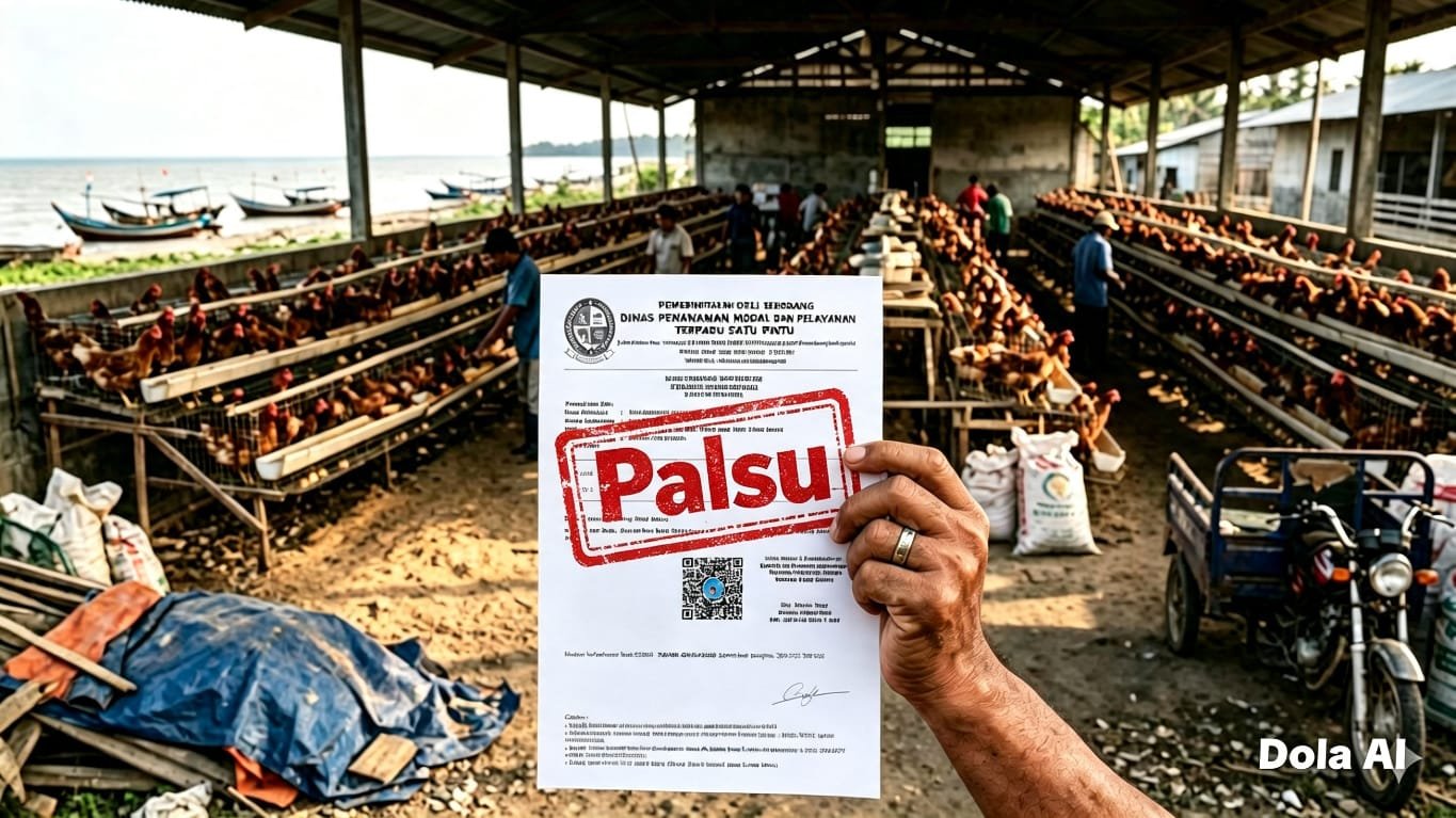 DI Buat Laporan Polisi Kasus Dugaan Penipuan dan Penggelapan Atas PBG Serta Perizinan usaha Palsu Kandang Ternak Ayam Petelur di Paluh Sibaji Pantai Labu, 1,1 Miliar Raib