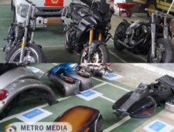 Tim Gabungan Bea Cukai Langsa Dan Medan Gagalkan Penyeludupan Motor GEDE   