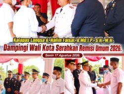 Kalapas Langsa A. Halim Faisal, A.Md.I.P., S.H., M.H. Dampingi Wali Kota Serahkan Remisi Umum 2026