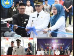 Plt Direktur RSUD Langsa Erizal,SKM,M.Kes Mendampingi Wali Kota Langsa Resmikan Air Minum RO Gratis Di RSUD