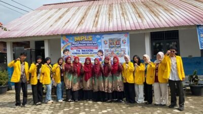 Mahasiswa Pendidikan Masyarakat Unsri di Lubuk Betung