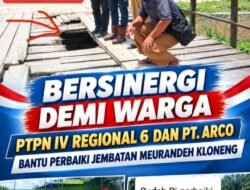 Bersinergi Demi Warga, PTPN IV Regional 6 Dan PT. ARCO Bantu Perbaiki Jembatan Meurandeh Kloneng 