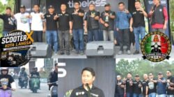 Wakil wali Kota Langsa Lepas Rolling Thunder Jambore Scooter Aceh X, Ratusan Skuteris Padati Kota Langsa