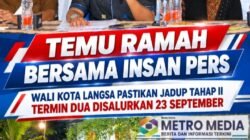Wali Kota Langsa Pastikan Jadup Tahap II Termin Dua Disalurkan 23 September 2026 Disampaikan pada Acara Temu Ramah Bersama Insan Pers