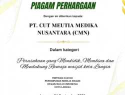PT Cut Meutia Medika Nusantara Raih Penghargaan PRIMA AWARD 2026
