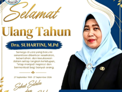 PWO Kota Langsa Ucapkan Selamat Ulang Tahun untuk Sekretaris Daerah Sekaligus Plt. Kadisdikbud Dra. Suhartini, M.Pd.