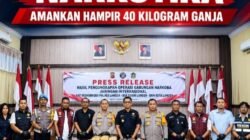 Polres Langsa Ungkap 10 Kasus Narkoba, 39,9 Kg Ganja Disita! 14 Pria Diamankan